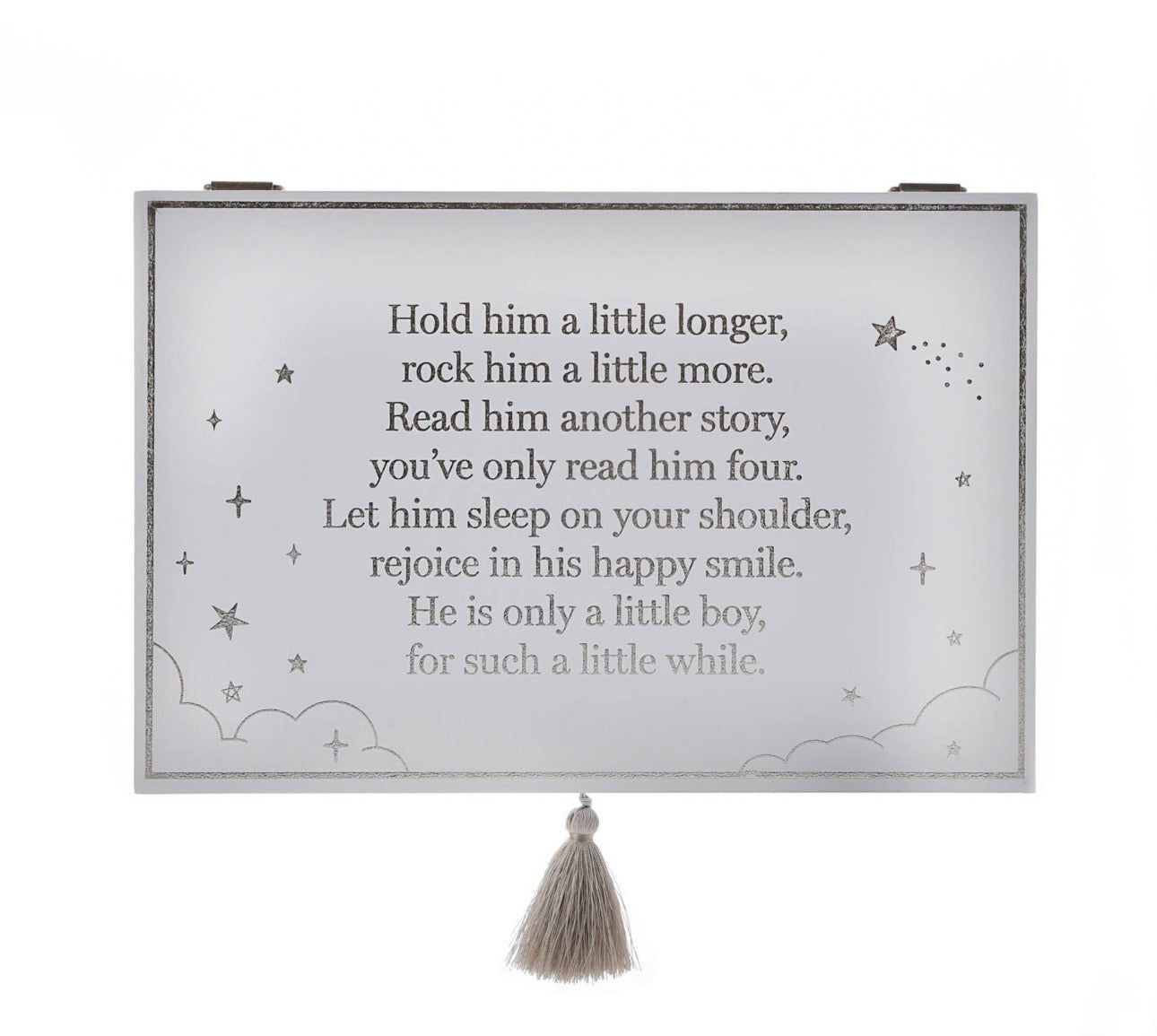 Houten, Kistje, Blauw , Cadeau, Herinneringen, Bambino 