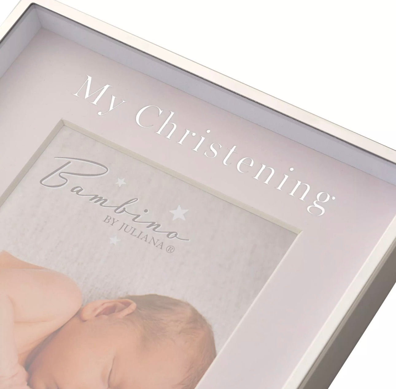 Fotolijst Christening roze | Bambino